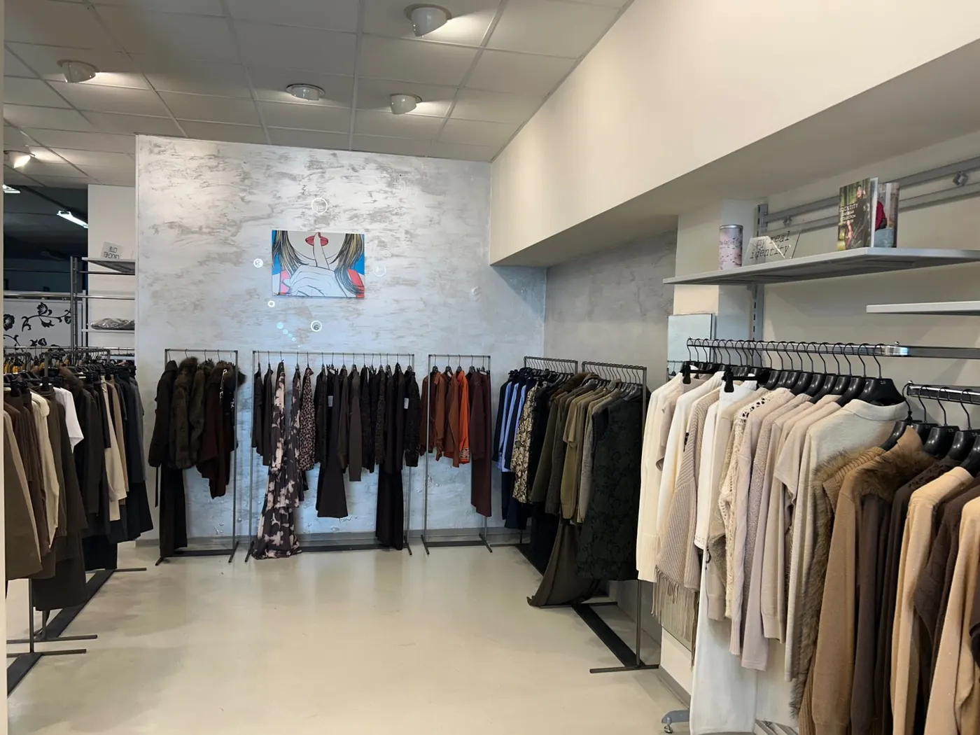 Spazio espositivo Centro Maglia negli anni di crescita
